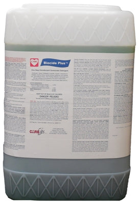 Biocide Plus 5-gallon pail — bulk hospital-grade quat disinfectant — Care Labs