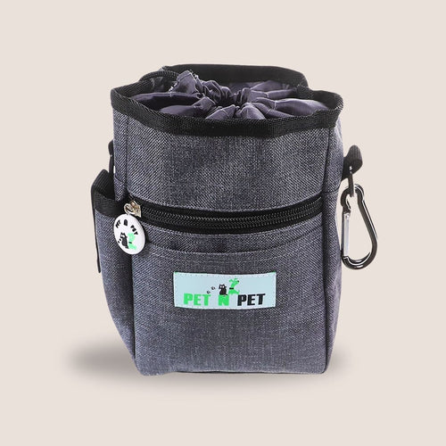 Dog Treat Pouch with 3 Rolls of Poop Bags