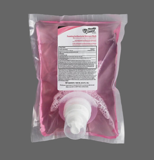 Kutol 64041 Health Guard Foaming Antibacterial Moisture Wash – 1000ml – BZK, Aloe & Vitamin E