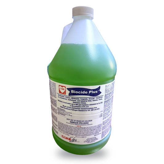 Care Biocide Plus concentrate — one gallon (sold 4×1 gal per case)