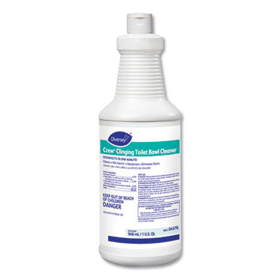 Diversey Crew DVO04578 Clinging Toilet Bowl Cleaner 9.25% HCl | 12 Qt Case