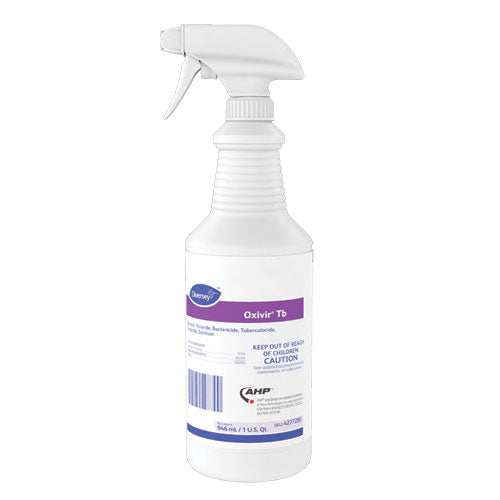 Oxivir TB One-Step Disinfectant Cleaner, 32 oz Bottle, 12/Carton