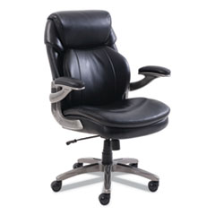 SertaPedic Cosset Mid-Back Executive Chair, Black